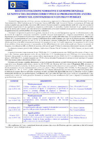 Recenti evoluzioni normative e giurisprudenziali: le novità del secondo correttivo e le problematiche ancora aperte nel contenzioso sui contratti pubblici