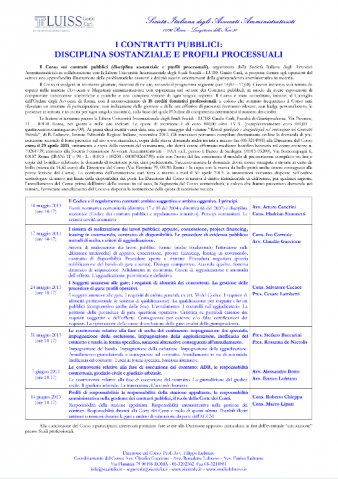 I contratti pubblici: disciplina sostanziale e profili processuali