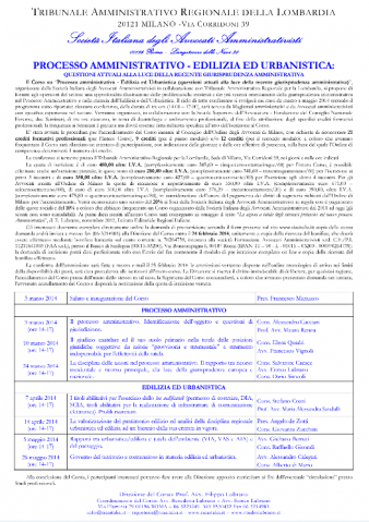 Processo amministrativo – edilizia ed urbanistica: questioni attuali alla luce della recente giurisprudenza amministrativa