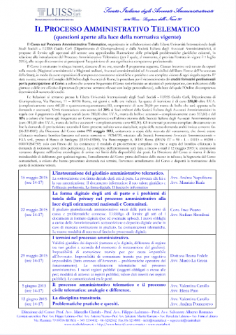 Il processo amministrativo telematico (questioni aperte alla luce della normativa vigente)