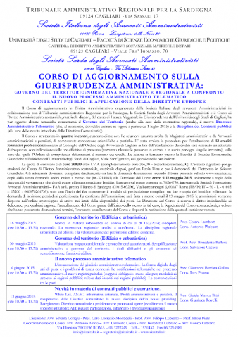 Corso di aggiornamento sulla giurisprudenza amministrativa