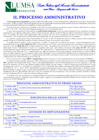 Il processo amministrativo