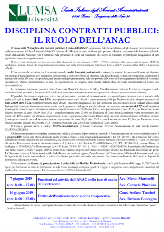 Disciplina contratti pubblici: il ruolo dell’anac