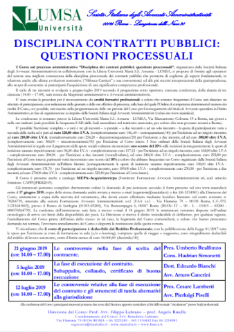 Disciplina contratti pubblici: questioni processuali