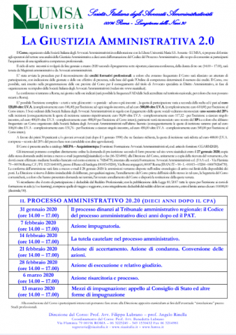 La Giustizia Amministrativa 2.0