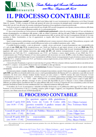 Il processo contabile