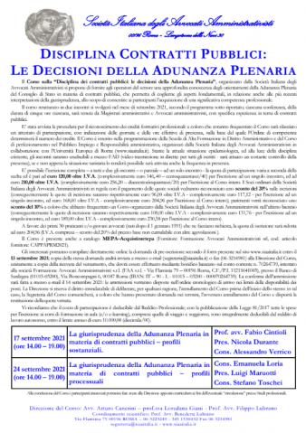 Disciplina Contratti Pubblici: Le Decisioni della Adunanza Plenaria