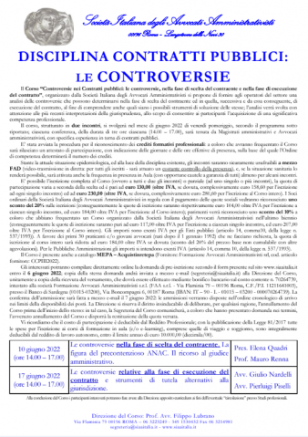 Disciplina contratti pubblici: le controversie