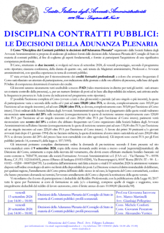 Disciplina dei Contratti pubblici: le decisioni dell’Adunanza Plenaria 2024