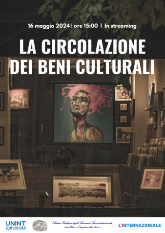 Circolazione beni culturali, 16 maggio 2024 ore 15.00