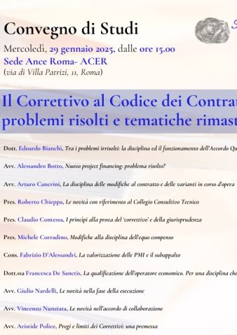 Il Correttivo al Codice dei Contratti pubblici: problemi risolti e tematiche rimaste aperte