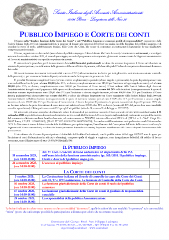 Pubblico Impiego e Corte dei conti