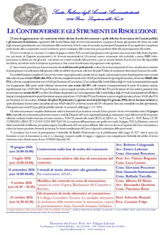 LE CONTROVERSIE E GLI STRUMENTI DI RISOLUZIONE