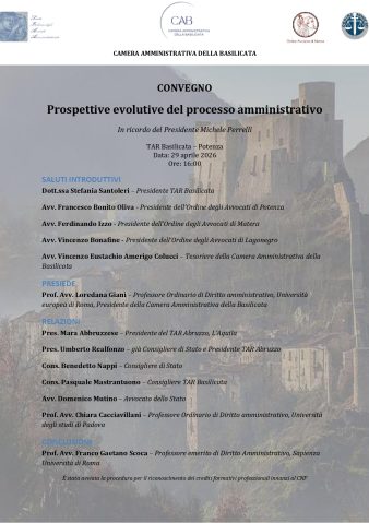 Prospettive evolutive del processo amministrativo