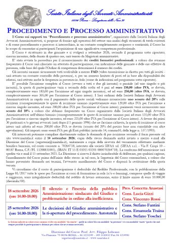 Procedimento e processo amministrativo