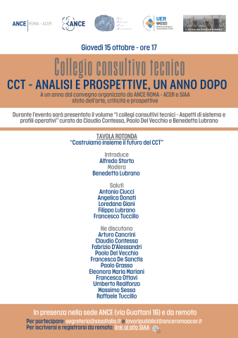 CCT – COLLEGIO CONSULTIVO TECNICO: ANALISI E PROSPETTIVE, UN ANNO DOPO